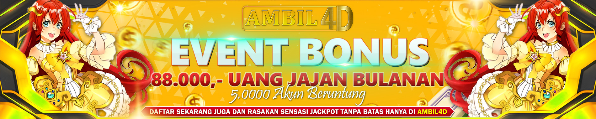 EVENT UANG JAJAN BULANAN AMBIL4D